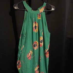 Beautiful blouse/ dress Isani for Target- green floral